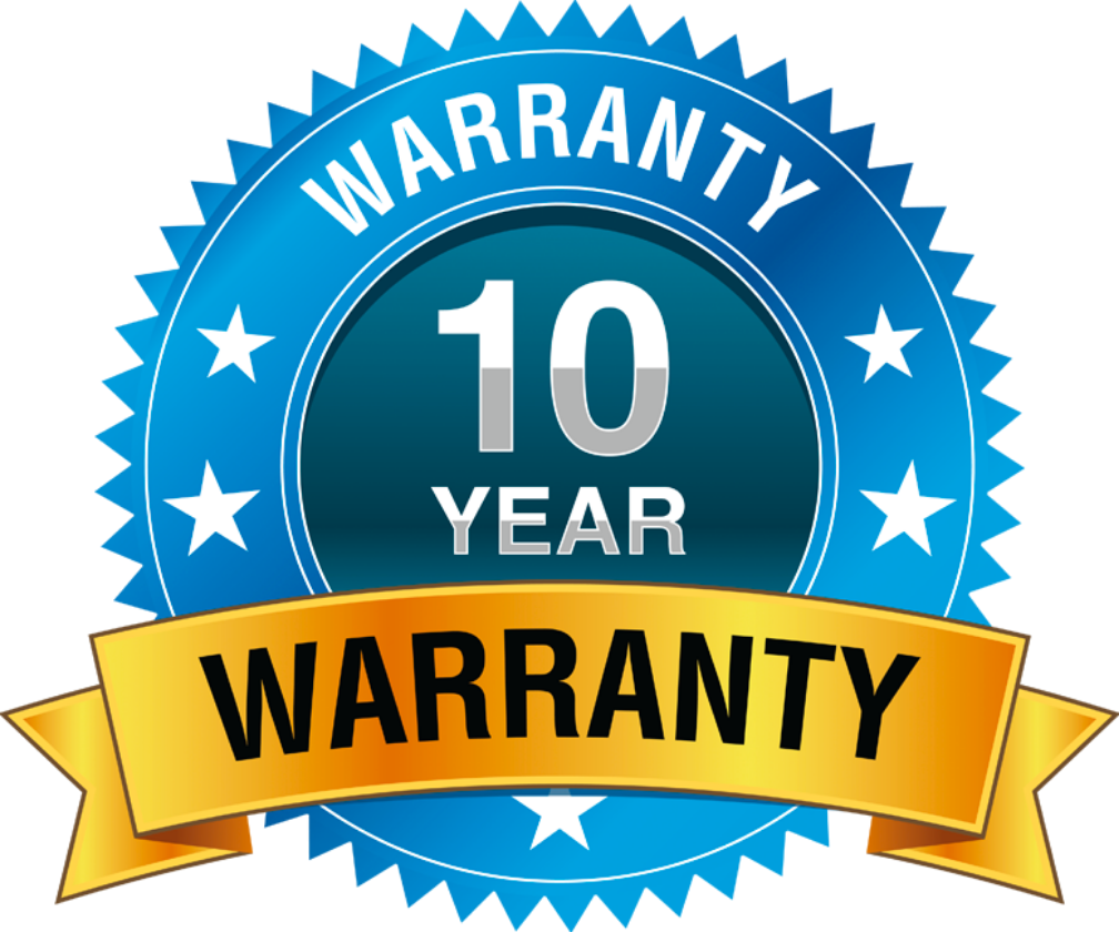 10 Year Warranty